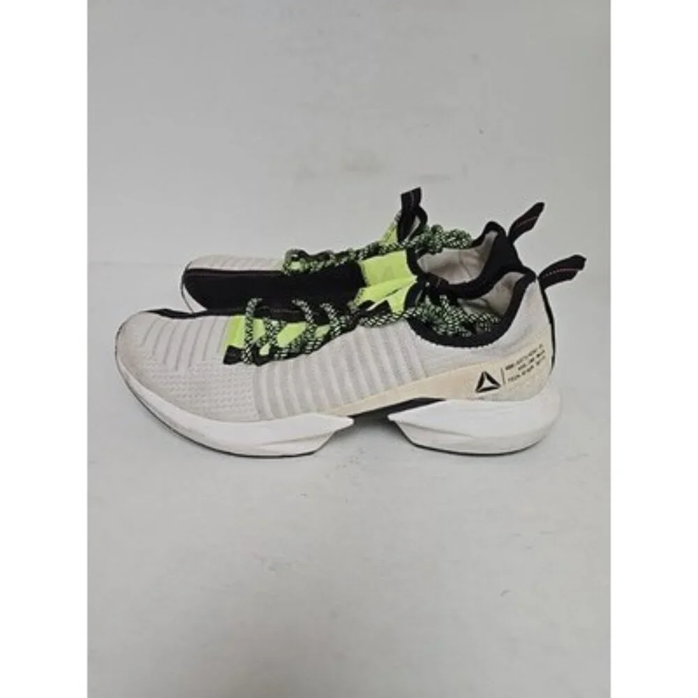Reebok Men's Sole Fury DV4482 Running Shoe White Green Size 12.5M - Picture 5 of 8